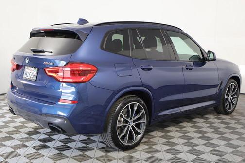 Blue Metallic 2021 BMW X3 M40i