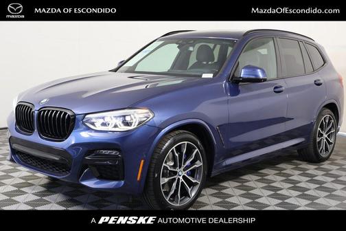Blue Metallic 2021 BMW X3 M40i