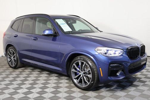 Blue Metallic 2021 BMW X3 M40i