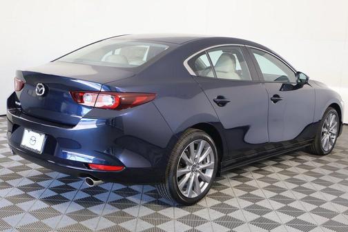 Deep Crystal Blue Mica 2026 Mazda Mazda3 FWD w/Preferred Package