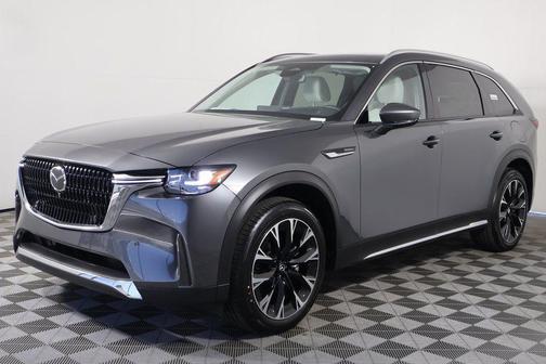 Machine Gray Metallic 2026 Mazda CX-90 PHEV Premium Plus