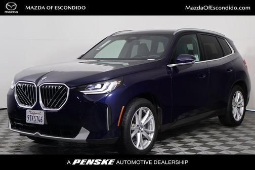 Blue 2025 BMW X3 30 xDrive