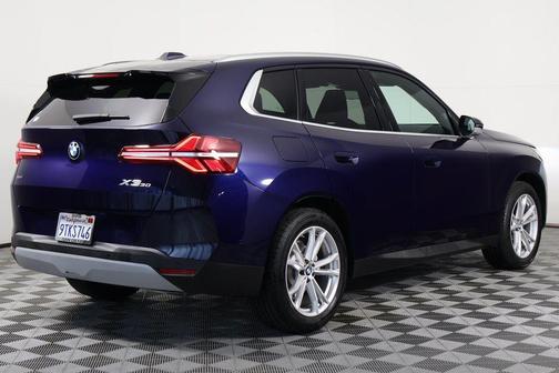 Blue 2025 BMW X3 30 xDrive