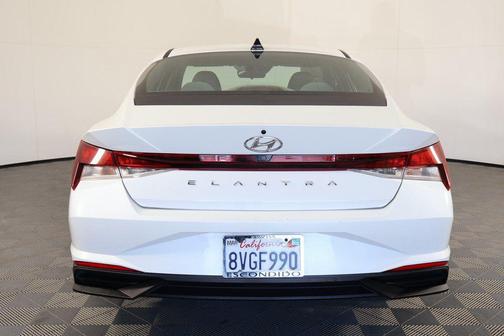 Quartz White 2021 Hyundai ELANTRA SEL