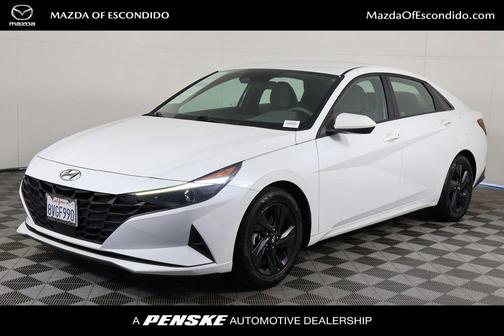 Quartz White 2021 Hyundai ELANTRA SEL
