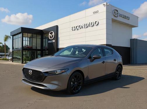 Machine Gray Metallic 2026 Mazda Mazda3 FWD w/Premium Package