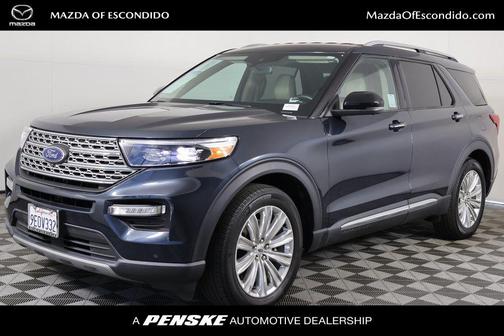 Stone Blue Metallic 2023 Ford Explorer Limited