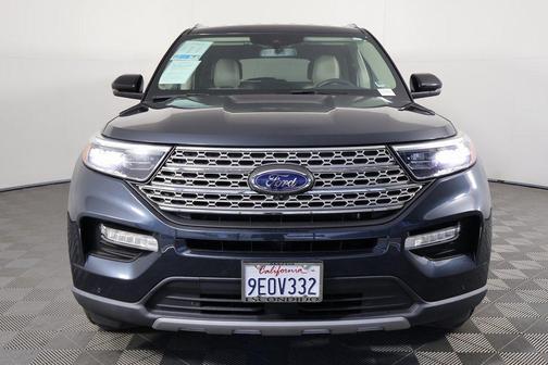 Stone Blue Metallic 2023 Ford Explorer Limited
