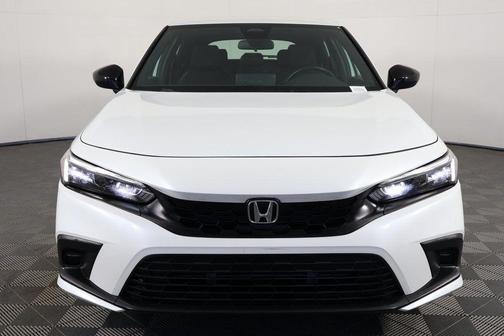 Platinum White 2024 Honda Civic Sport