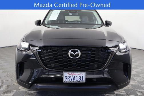 Jet Black Mica 2025 Mazda CX-90 PHEV Premium Sport