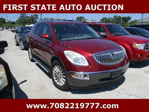 Red 2008 Buick Enclave CXL