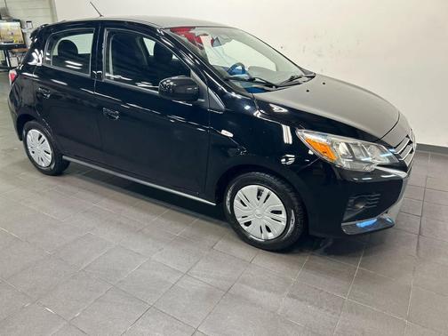 Jet Black Metallic 2024 Mitsubishi Mirage ES