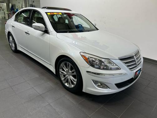 White Satin Pearl 2012 Hyundai Genesis 3.8
