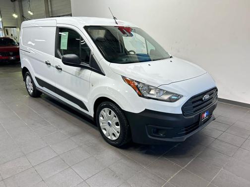 Frozen White 2021 Ford Transit Connect XL Cargo Van