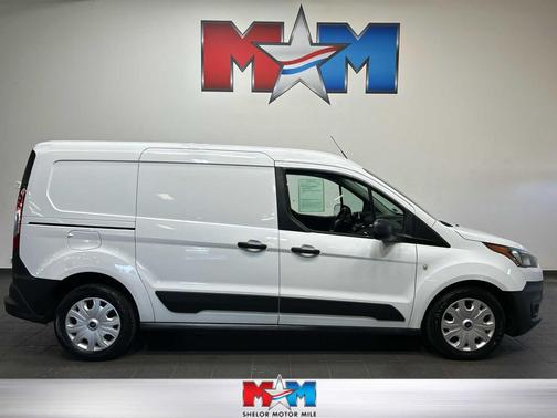 Frozen White 2021 Ford Transit Connect XL Cargo Van