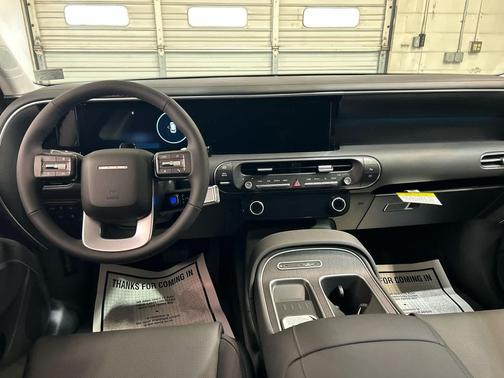 Creamy White Pearl 2027 Hyundai SANTA FE HEV SEL Premium