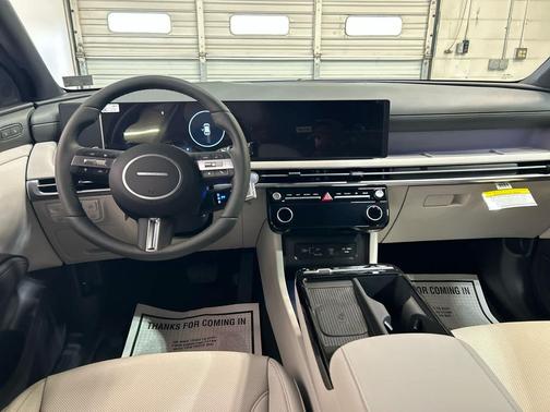 Creamy White Pearl 2026 Hyundai TUCSON Hybrid Limited