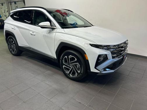 Creamy White Pearl 2026 Hyundai TUCSON Hybrid Limited
