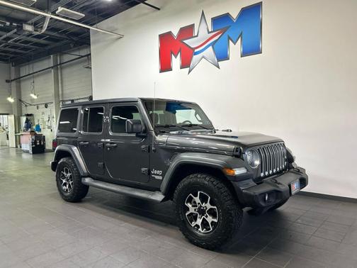 Granite Crystal Metallic Clearcoat 2018 Jeep Wrangler Unlimited Sport