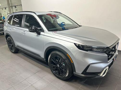 Solar Silver Metallic 2027 Honda CR-V Hybrid Sport Touring AWD