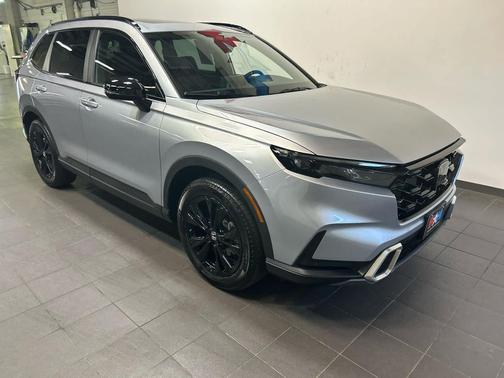 Solar Silver Metallic 2026 Honda CR-V Hybrid Sport Touring AWD