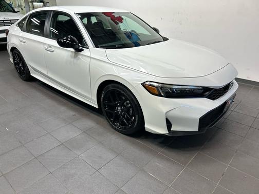Platinum White Pearl 2026 Honda Civic Sport