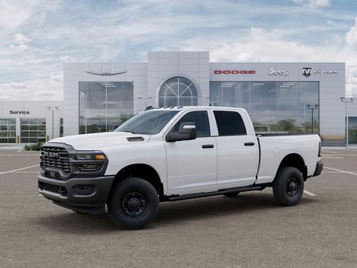 Bright White Clearcoat 2026 RAM 2500 Tradesman Crew Cab 4x4 6'4' Box