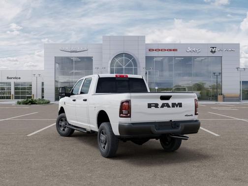 Bright White Clearcoat 2026 RAM 2500 Tradesman Crew Cab 4x4 6'4' Box