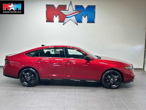 Radiant Red Metallic 2026 Honda Accord Hybrid Sport-L