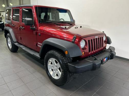 Deep Cherry Red Crystal Pearl 2012 Jeep Wrangler Unlimited Sport