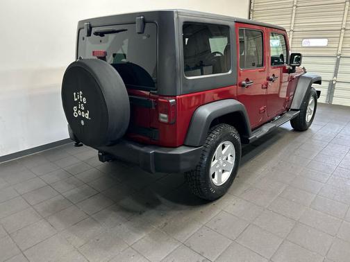Deep Cherry Red Crystal Pearl 2012 Jeep Wrangler Unlimited Sport