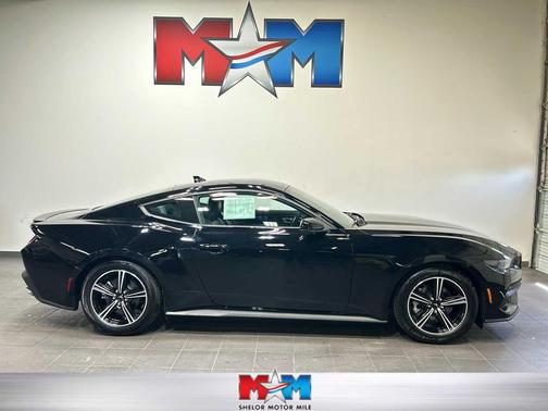 Shadow Black 2025 Ford Mustang EcoBoost Premium