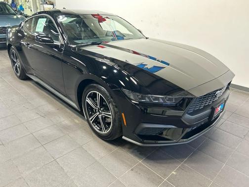 Shadow Black 2025 Ford Mustang EcoBoost Premium