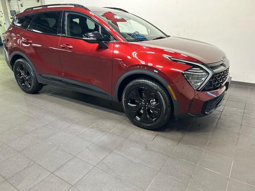 Dawning Red 2025 Kia Sportage X-Line