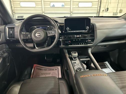 Glacier White 2024 Nissan Pathfinder Rock Creek 4WD