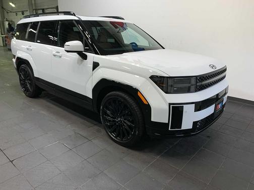 Serenity White 2026 Hyundai SANTA FE Calligraphy