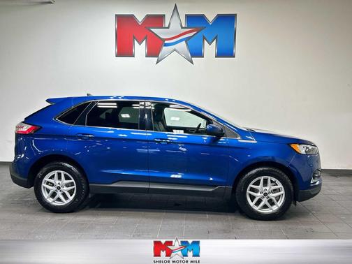Atlas Blue Metallic 2024 Ford Edge SEL