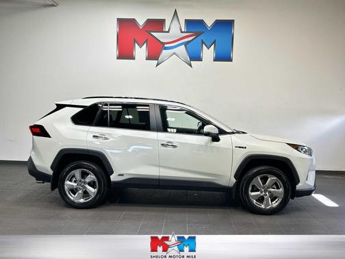 Blizzard Pearl 2021 Toyota RAV4 Hybrid Limited