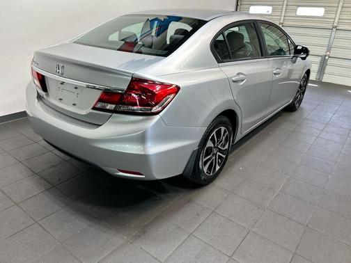 Alabaster Silver Metallic 2014 Honda Civic EX