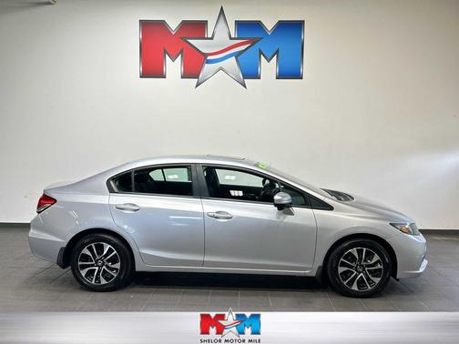 Alabaster Silver Metallic 2014 Honda Civic EX