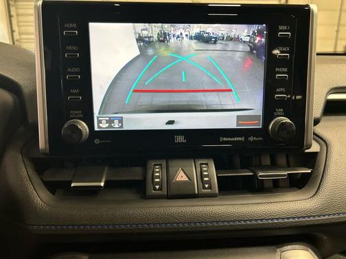 Blizzard Pearl w/Midnight Black Roof 2020 Toyota RAV4 Hybrid SE