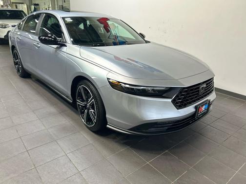 Solar Silver Metallic 2026 Honda Accord Hybrid Sport