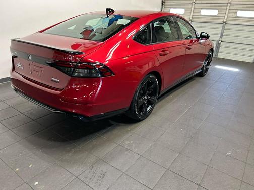 Radiant Red Metallic 2025 Honda Accord Hybrid Sport-L