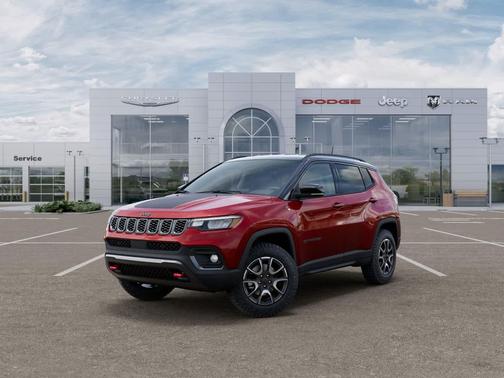 Red Hot Pearlcoat 2026 Jeep Compass Trailhawk