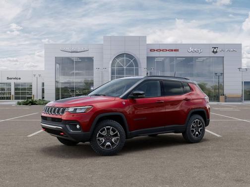 Red Hot Pearlcoat 2026 Jeep Compass Trailhawk