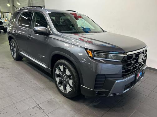 Modern Steel Metallic 2026 Honda Pilot Elite