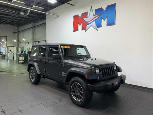 Granite Crystal Metallic Clearcoat 2016 Jeep Wrangler Unlimited Sport