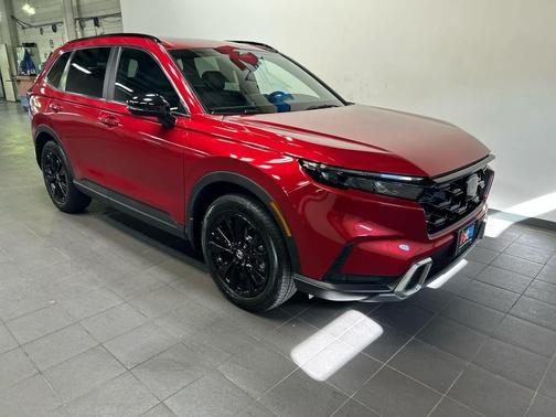 Radiant Red Metallic 2025 Honda CR-V Hybrid Sport Touring AWD