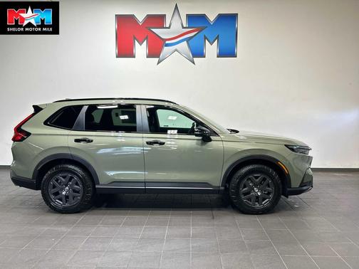 Ash Green Metallic 2026 Honda CR-V Hybrid TrailSport AWD