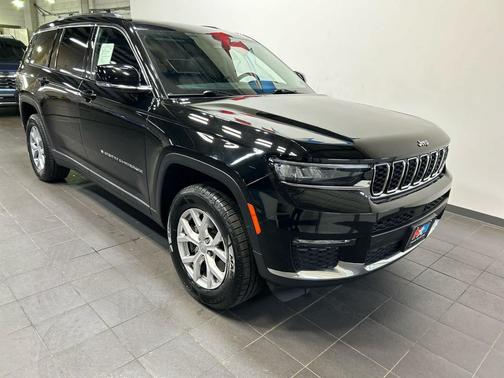 Diamond Black Crystal Pearlcoat 2021 Jeep Grand Cherokee L Limited